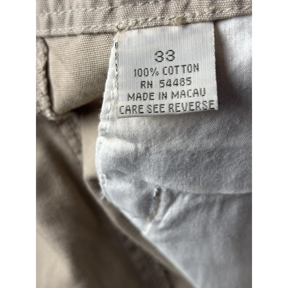 Vtg American Eagle Outfitters AE Work Canvas Shorts Mens 38 Beige Chino 9 Inseam